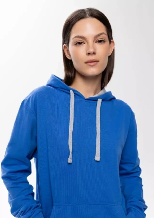 Худи унисекс STAN футер без начёса 260, 23, Синий,  (16/1)  (52/XL)