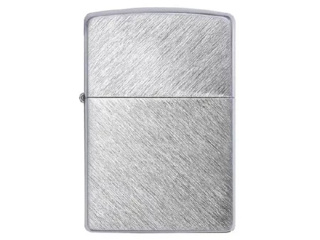 Зажигалка ZIPPO с покрытием Herringbone Sweep, латунь/сталь, серебристая, матовая, 38x13x57 мм