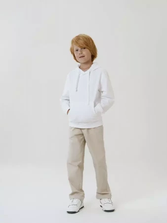 Худи детское Kirenga Kids 2.0, белое, 12 лет