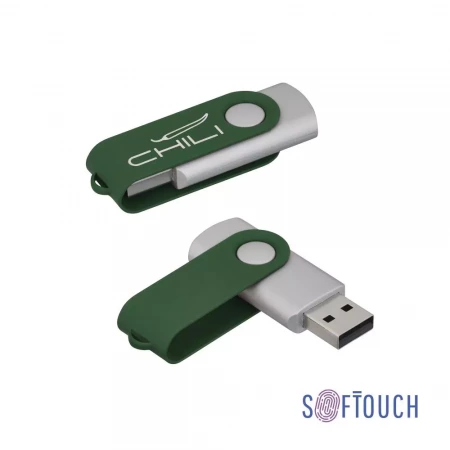 Флеш-карта "Vostok", объем памяти 16Gb, покрытие soft touch