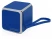 Портативная колонка Cube с подсветкой, синий