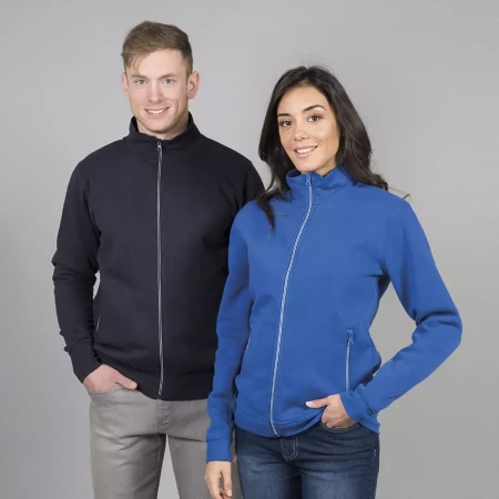 Толстовка женская "ATLANTA Lady", тёмно-синий, 2XL, 65% полиэстер, 35% хлопок, 280 г/м2