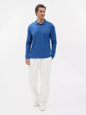 Рубашка поло с длинным рукавом Prime LSL, ярко-синяя (royal), размер XXL