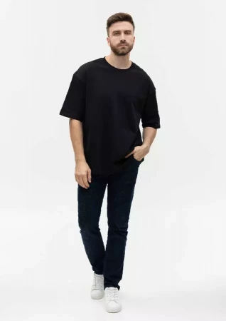 Футболка унисекс оверсайз STAN хлопок 240, 56, Чёрный,  (20)  (54/XXL)
