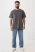 Футболка Iqoniq Kakadu из переработанного хлопка, свободный крой, унисекс, 180 г/м² (Серый цвет) (размер - XS)