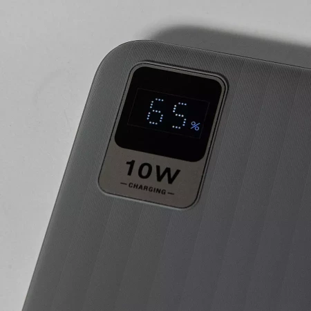 Универсальный аккумулятор Wave 10 (10000 мАч), серый, 14,9х6.7х1,6 см