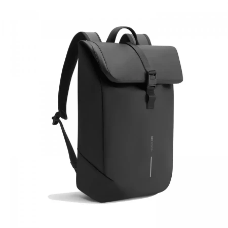 Антикражный водонепроницаемый рюкзак Urban Flap-Top, черный (Серый цвет)