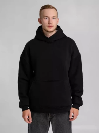 Худи Furry Oversize, черное, размер XS/S