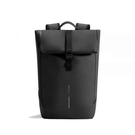 Антикражный водонепроницаемый рюкзак Urban Flap-Top, черный (Серый цвет)