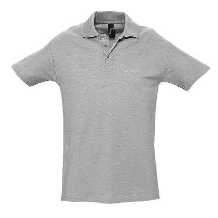 Рубашка поло мужская SPRING II, серый меланж, 3XL, 100% хлопок, 210/м2