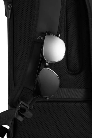 Антикражный водонепроницаемый рюкзак Urban Flap-Top, черный (Серый цвет)