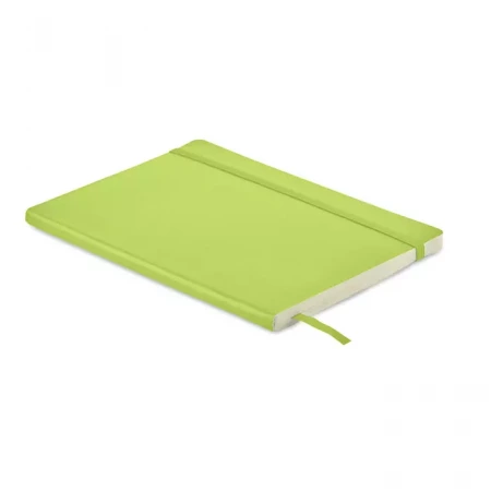 A5 recycled notebook (цвет - лайм)