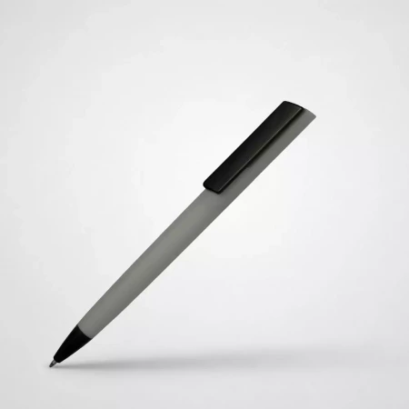Ручка пластиковая шариковая C1 софт-тач, серый
