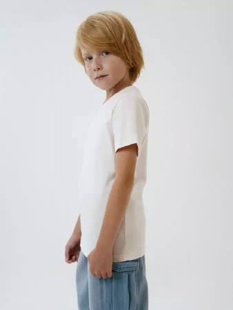 Футболка детская T-Bolka Kids, молочно-белая, 10 лет
