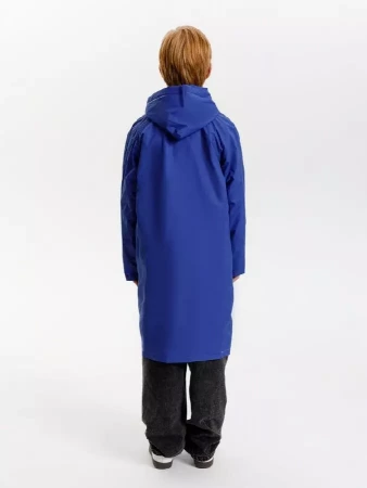 Дождевик детский RainDrop Kids, ярко-синий, 12 лет (рост 142-152)