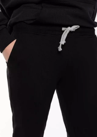 Брюки женские STAN футер без начёса, 260, 62W, Чёрный,  (20)  (50/XL)