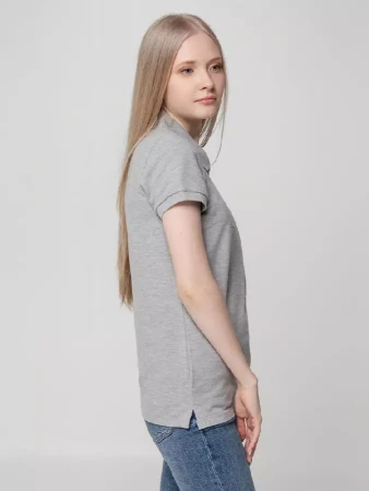 Рубашка поло женская Virma lady, серый меланж, размер M