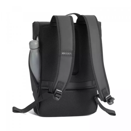 Антикражный водонепроницаемый рюкзак Urban Flap-Top, черный (Серый цвет)