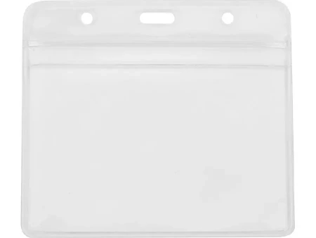 Бейдж Crystal Flat 115*101 мм (внут.размер 107*70 мм), прозрачный