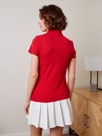 Рубашка поло женская STAN хлопок/полиэстер 185, 104W, Бирюзовый,  (32)  (44/S)