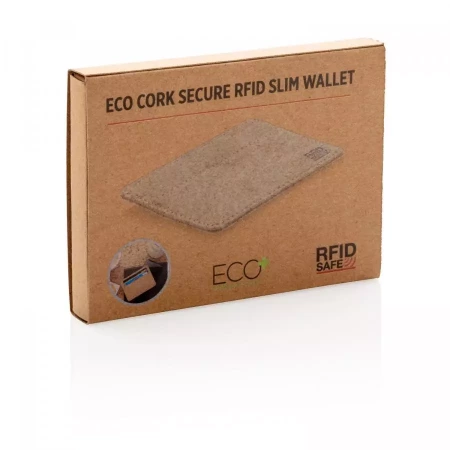 Эко-кошелек Cork c RFID защитой (Коричневый цвет)