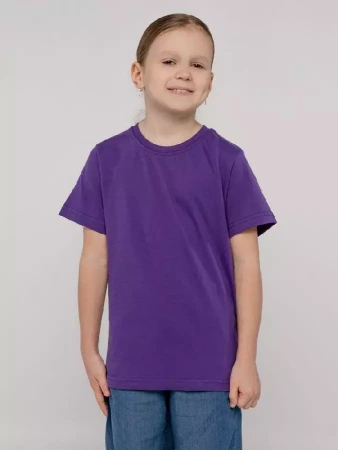 Футболка детская T-Bolka Kids, фиолетовая, 10 лет