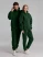 Худи Kulonga Oversize, темно-зеленое, размер 3XL/4XL