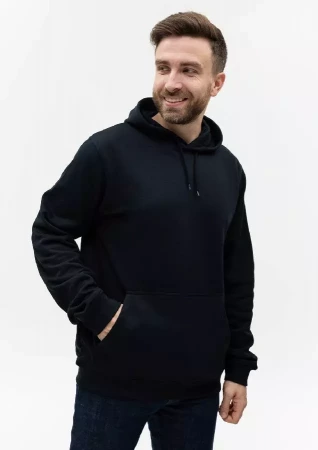 Худи унисекс STAN футер с начёсом 260, 20, Чёрный,  (20)  (46/S)
