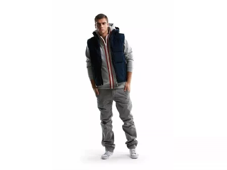 Жилет мужской, Slazenger, темно-синий/зеленое яблоко