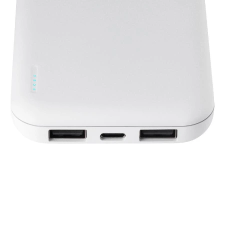 Внешний аккумулятор с подсветкой Люче (Luce) 10000 mAh, белый