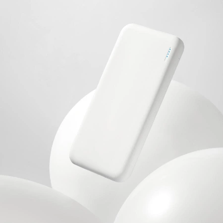 Внешний аккумулятор с подсветкой Люче (Luce) 10000 mAh, белый