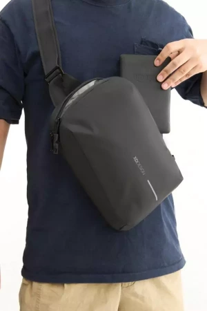 Антикражный рюкзак Urban Sling, черный (Серый цвет)