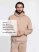 Худи Kulonga Oversize, бежевое (песочное), размер XL/XXL