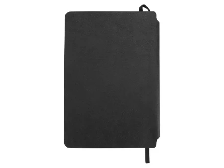 Блокнот Notepeno 130x205 мм с тонированными линованными страницами, черный (Р)
