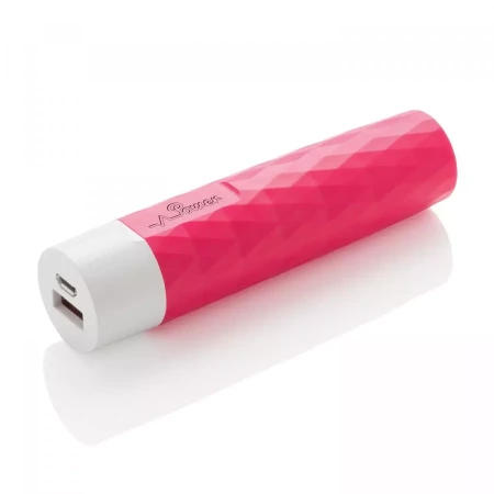 Зарядное устройство Geometric, 2200 mAh (Розовый цвет)