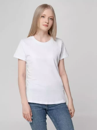 Футболка женская T-bolka Lady белая, размер XL