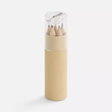 Набор карандашей Pencilvania Office с точилкой, прозрачный