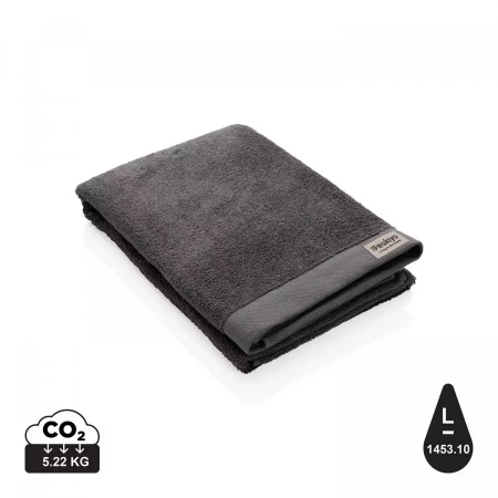 Банное полотенце Ukiyo Sakura из хлопка AWARE™, 500 г/м², 70x140 см (Серый цвет)