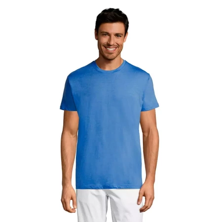 Футболка мужская REGENT, ярко-синий, XL, 100% хлопок, 150 г/м2