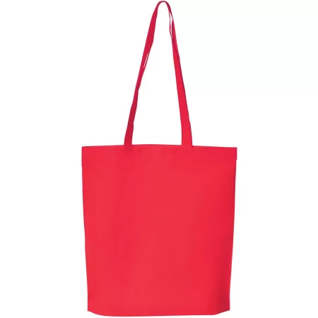 Сумка для покупок "PROMO"; красная; 38 x 45 x 8,5 см;  нетканый 80г/м2