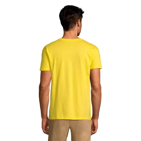 Футболка мужская REGENT, лимонный, 2XL, 100% хлопок, 150 г/м2