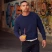 Толстовка мужская без начеса "Lightweight Set-in Sweat", серый, XL, 80% х/б 20% полиэстер, 240 г/м2