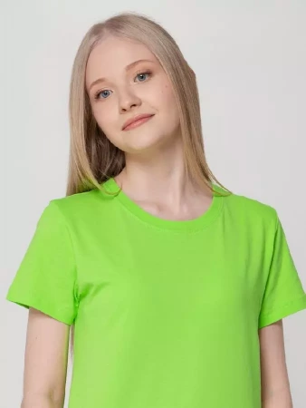 Футболка женская T-bolka Lady зеленое яблоко, размер XL