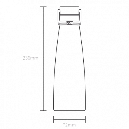 Умный термос Kiss Kiss Fish, белый