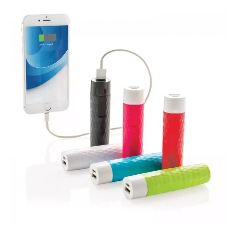 Зарядное устройство Geometric, 2200 mAh (Зеленый цвет)