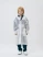 Дождевик детский RainDrop Kids, белый, 8 лет (рост 118-128)