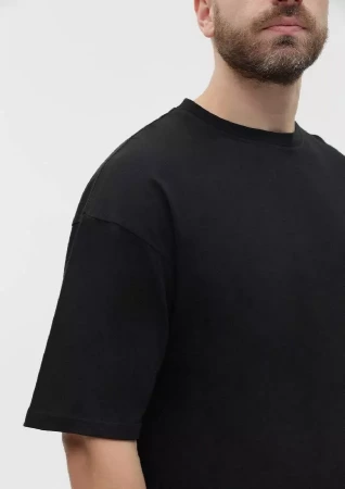 Футболка унисекс оверсайз STAN хлопок 240, 56, Чёрный,  (20)  (54/XXL)