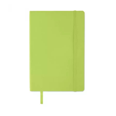 A5 recycled notebook (цвет - лайм)