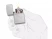 Зажигалка ZIPPO Classic с покрытием Brushed Chrome, латунь/сталь, серебристая, матовая, 38x13x57 мм