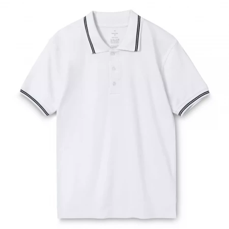 Рубашка поло Virma Stripes, белая, размер L